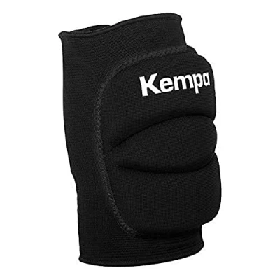 Abbildung von Kempa Knie INDOOR SUPPORT GEPOLSTERT, Schoner für Handball, Volleyball etc., Schützer Herren, Damen, Kinder, Protektoren, 1 Paar, XS, schwarz