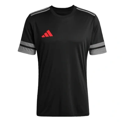 Abbildung von adidas Herren SQUADRA25 Jersey Short Sleeve, Black/Team Grey Four/Pure Ruby, L