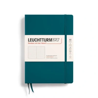 Abbildung von LEUCHTTURM1917 359696 Notizbuch Medium (A5) Hardcover, 251 nummerierte Seiten, dotted, Pacific Green