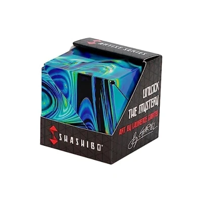Abbildung von SHASHIBO Formwechsel Box Preisgekrönter, patentierter Zappelwürfel mit 36 Seltenerdmagneten lässt Sich in über 70 Formen verwandeln (Moon)