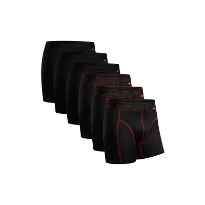 Abbildung von Danish Endurance Sports Trunks Boxershorts, Herren, Größe: Large, Black/red