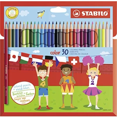 Abbildung von Buntstift STABILO color 30er Pack mit 30 verschiedenen Farben inkl. 4 Neonfarben