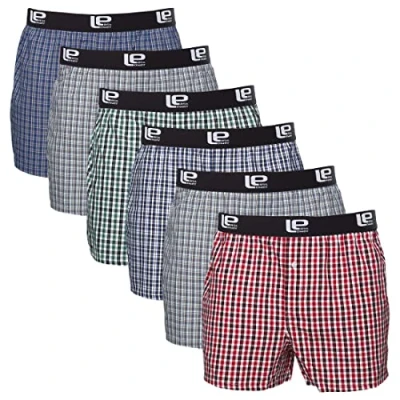 Abbildung von Lower East Herren Le215 Boxershorts, Classic Karriert, XXL EU