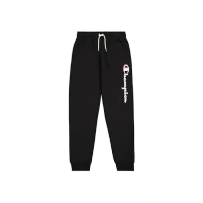 Abbildung von Champion Jungen Legacy Boy Big Logo Sweatpants Trainingshose, Schwarz (Kk001), 9 10 Jahre