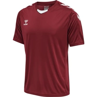 Abbildung von Hummel Herren Hmlcore Xk Poly Jersey S/S T Shirt, Maroon, XL EU