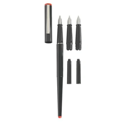 Abbildung von Herlitz 8623001 5 teiliges Füllhalter Calligraphy Set, schwarz