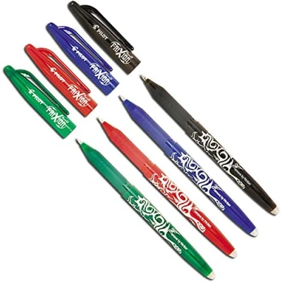Abbildung von Pilot Pen Frixion Tintenroller (radierbar) 4 Stück farbig sortiert, 1 (4er Pack)