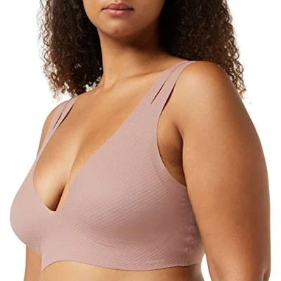 Abbildung von sloggi Damen ZERO Feel Flow Bralette, CACAO, L