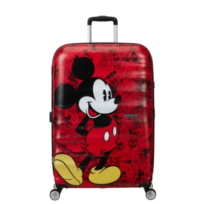 Abbildung von American Tourister Wavebreaker Disney Spinner Trolley, Größe: One Size, Mickey comics red