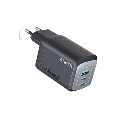 Abbildung von 100W USB C Ladegerät, Anker Prime GaN Netzteil, 3 Port PPS Schnellladegerät, Kleines klappbares Design, Kompatibel mit MacBook Pro/Air, Pixelbook, iPad Pro, iPhone15/Pro, Galaxy S23, Note20, und mehr