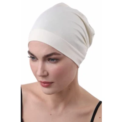 Abbildung von Deresina Headwear Schlafmütze, Chemo Kopfbedeckung (Creme)