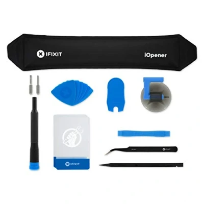 Abbildung von iFixit iOpener Toolkit, Reparatur Werkzeugset zum Öffnen und Reparieren von verklebten elektronischen Geräten kompatibel mit Apple, Samsung usw.