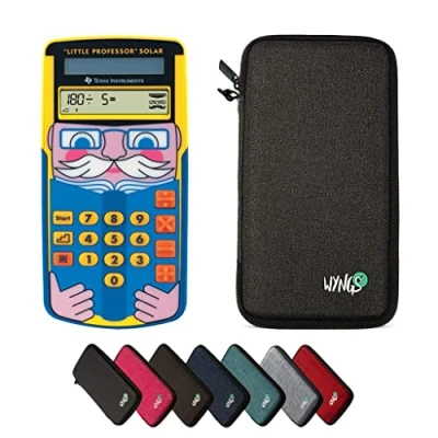 Abbildung von CALCUSO Sparpaket Dunkelgrau mit Taschenrechner TI Little Professor Solar