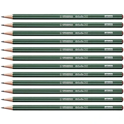 Abbildung von Bleistift STABILO Othello 12er Pack Härtegrad 4H