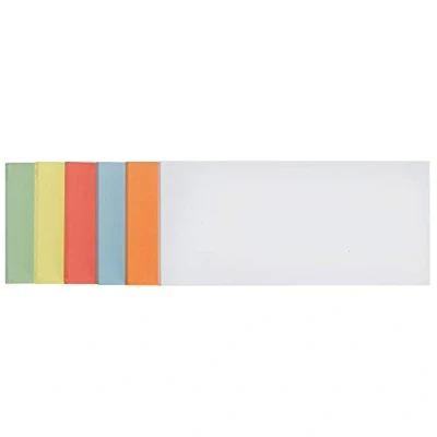 Abbildung von FRANKEN Moderationskarten Rechteck, 205 x 95 mm, 500 Stück, Präsentationskarten ideal für Meetings, Trainings, Schulungen im Büro oder Hotel und Lehrer in der Schule, Metaplankarten, Bunt, UMZ 1020 99