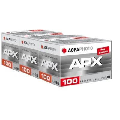 Abbildung von AgfaPhoto APX 100 36 Dreier Pack Schwarz/Weiß Bilderfilm