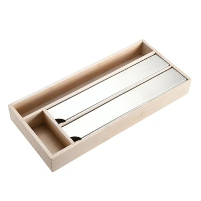 Abbildung von Kesper Folienspender, Material: Bambus, Maße: 42 x 19 5,4 cm, Farbe: Natur 57041 13