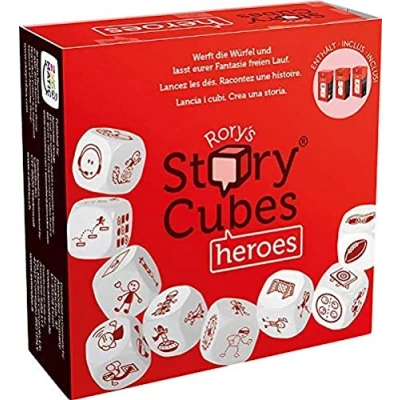 Abbildung von Zygomatic Story Cubes Heroes Familienspiel Erzählspiel 1 12 Spieler Ab 6+ Jahren 20+ Minuten Deutsch