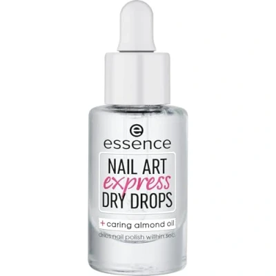 Abbildung von essence cosmetics nail art express dry drops, Nagellack Schnelltrockner, transparent, ohne Aceton, vegan, Mikroplastik Partikel frei (8ml)