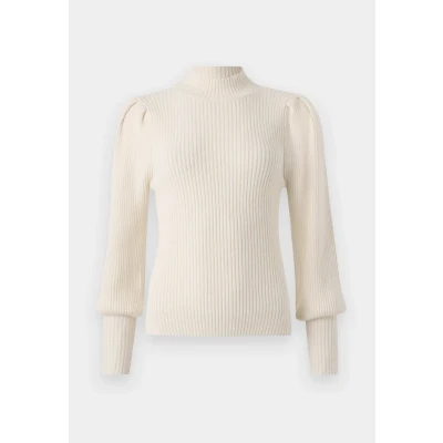 Abbildung von ONLY Onlkatia Highneck Strickpullover, Damen, Größe: XS, Off white