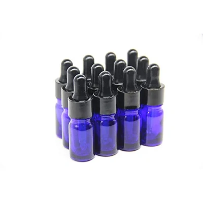 Abbildung von YIZHAO Pipettenflasche 10ml Blau, Apothekerflasche mit [Dropper Pipette Glas], Tropfpipette Flaschen für Ätherische Öl,Parfümöle,Aromatherapie,Düfte,Flüssigkeit 12Pcs