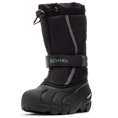 Abbildung von Sorel KIDS FLURRY Schneestiefel für Unisex Baby, Schwarz (Black x City Grey) Children, 25 EU