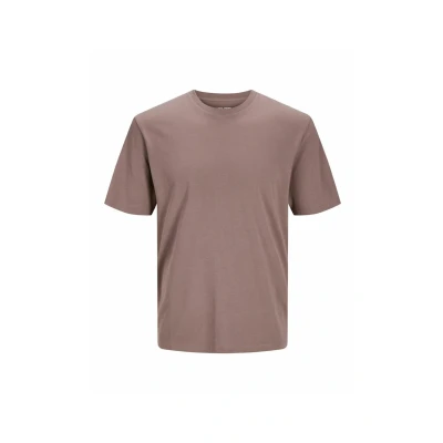Abbildung von JACK &amp; JONES Male T Shirt Einfarbig Rundhals