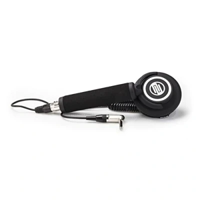 Abbildung von Reloop RHP 10 Mono professionelle Ein Ohr Bauweise mit 50 mm Neodym Treiber, ergonomisch gepolsterter Handgriff, Schwenkbare Ohrmuschel, schwarz