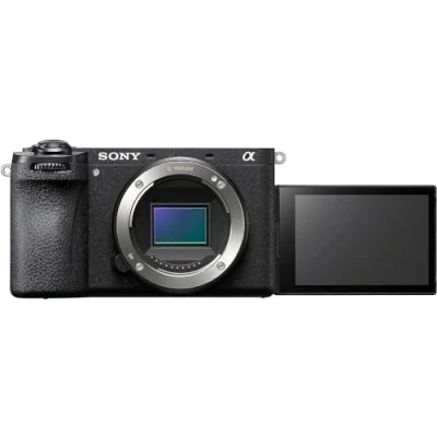 Abbildung von Sony Alpha 6700 Spiegellose APS C Digitalkamera (KI basierter Autofokus, 5 Achsen Bildstabilisierung, 4k 120p Video, Touch Display für Vlogging &amp; Selfies)