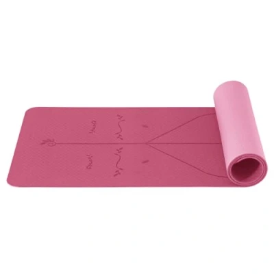 Abbildung von Good Nite Yoga Matten 6mm Yogamatte Gymnastikmatte TPE Sportmatte Rutschfest Fitnessmatte Trainingsmatte Pilates Matte für Training 183 x 61 0.6 cm