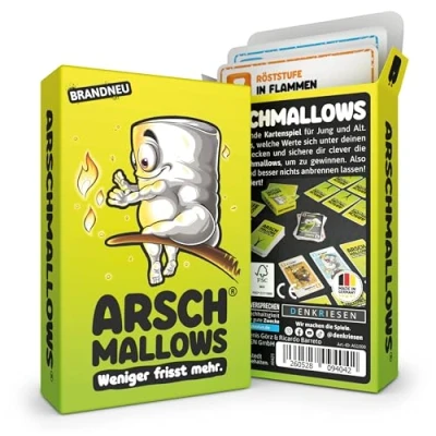 Abbildung von DENKRIESEN ARSCHMALLOWS® Weniger frisst mehr. Kartenspiel Ab 9 Jahren 2 6 Spieler Familienspiel