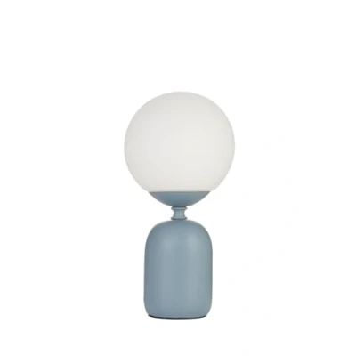 Abbildung von Pauleen 48328 Tischleuchte Glowing Charm E14 max. 20W Blau, Weiß Keramik