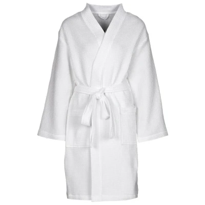 Abbildung von Vossen ROM Unisex Bademantel, Größe: Large, Weiss