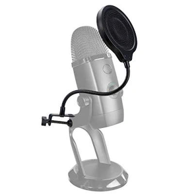Abbildung von Yeti X Mikrofon Popschutz Drei Schichten Pop Filter mit Flexiblem 360 Schwanenhals Clip Stabilisierungs Arm für Blue von YOUSHARES