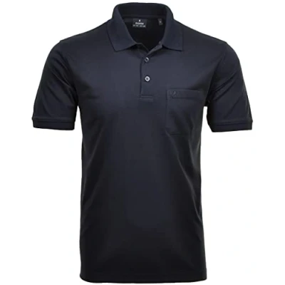 Abbildung von Ragman Poloshirt, Herren, Größe: Medium, Dunkelblau