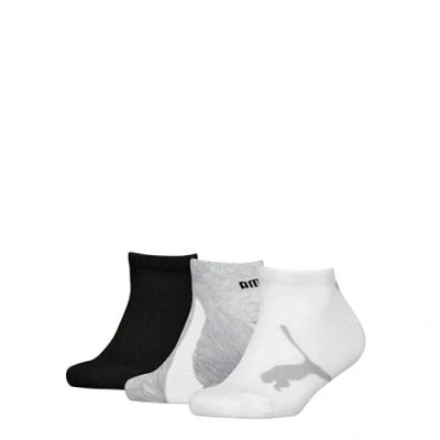 Abbildung von PUMA Unisex Kids 100000969 Sneaker Sock, White/Grey/Black, 35/38 (3er Pack)