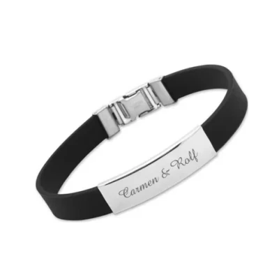 Abbildung von Armband aus Kautschuk verschiedene Varianten Armbänder