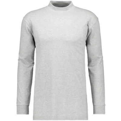 Abbildung von RAGMAN Herren Stehkragenshirt langarm Gr. L, Grau Melange 012