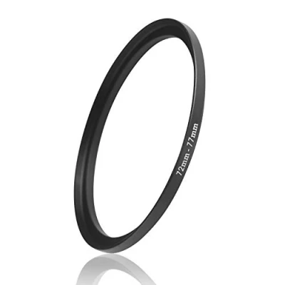 Abbildung von Ares Foto® Step Up Filteradapter Adapter Ring. CNC gefrästes Aluminium. Kompatibel mit Objektiven Aller Hersteller: Canon Sony Nikon Fujifilm Olympus Pentax Leica Tamron Sigma (72mm 77mm)