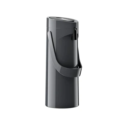 Abbildung von Emsa 515706 Ponza Pump Isolierkanne, Thermosflasche, 1,9l Füllvolumen, Isolierbecher, Druckhebel, abnehmbare Tropfschale, anthrazit