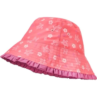 Abbildung von Playshoes Mädchen UV Schutz Sonnenhut Bademütze Kopfbedeckung, Hawaii, 51cm