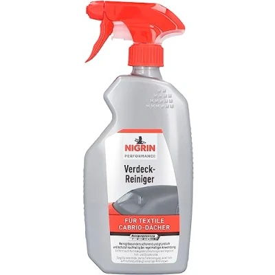 Abbildung von NIGRIN 74182 Cabrio Verdeck Reiniger, entfernt auch hartnäckige Verschmutzungen, 500 ml