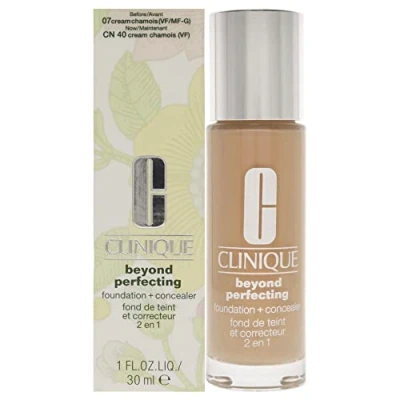 Abbildung von Clinique Beyond Perfecting Foundation + Concealer Foundation, Damen, Größe: 30 ml, 7 cream chamois