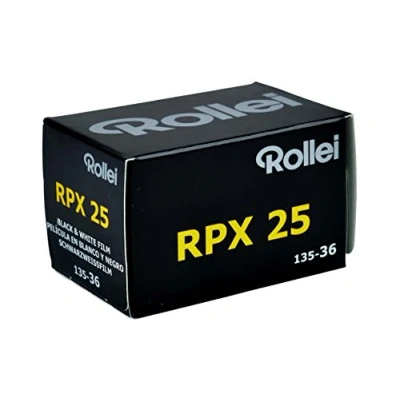 Abbildung von Rollei RPX 25 Schwarzweiß Negativfilm 35 mm 36 Aufnahmen ISO Hohe Auflösung, Feinkörnigkeit und vielseitige Varianten für optimale Ergebnisse