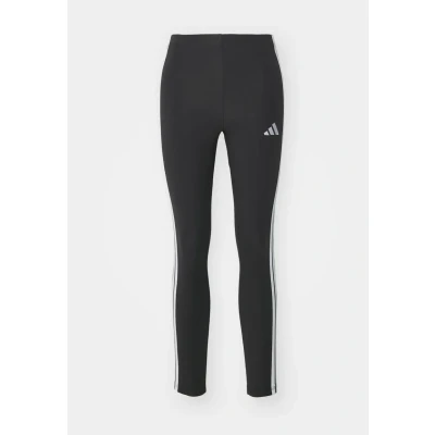 Abbildung von adidas Damen Essentials 3 Stripes Cotton Leggings, Black/White, XXL