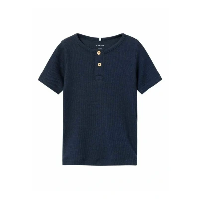 Abbildung von Name it NOOS Tshirt basic für Kinder, Größe: 80, Dark sapphire