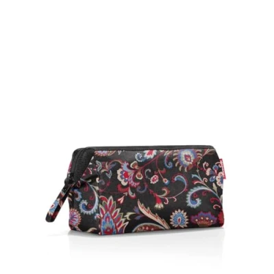Abbildung von reisenthel travelcosmetic Paisley Black Starke robuste und praktische Reisekosmetiktasche, Handschlaufe, wasserabweisendes Material