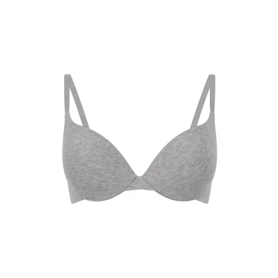 Abbildung von Hunkemöller Vorgeformter Push up Bügel BH aus Baumwolle Grey 75A