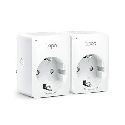 Abbildung von Tapo WLAN Smart Steckdose P100(2 Pack), Home kompatibel mit Alexa/Google Home, Sprachsteuerung, Fernzugriff, Kein Hub notwendig