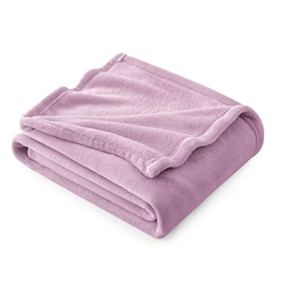 Abbildung von BEDSURE Kuscheldecke Flauschig Decke Fleecedecke Wohndecke Warm Winter Weich, Sofadecke XL, Couch Blanket, Wohn &amp; Kuscheldecken 150x200cm, Sofa überwurfdecke Lilla